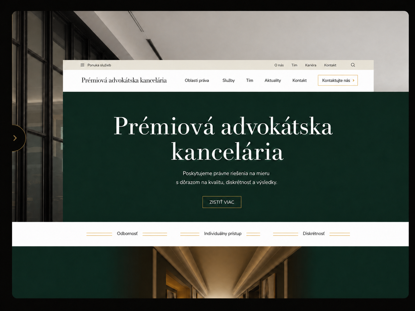 Vážnosť bez prachu – nový web
