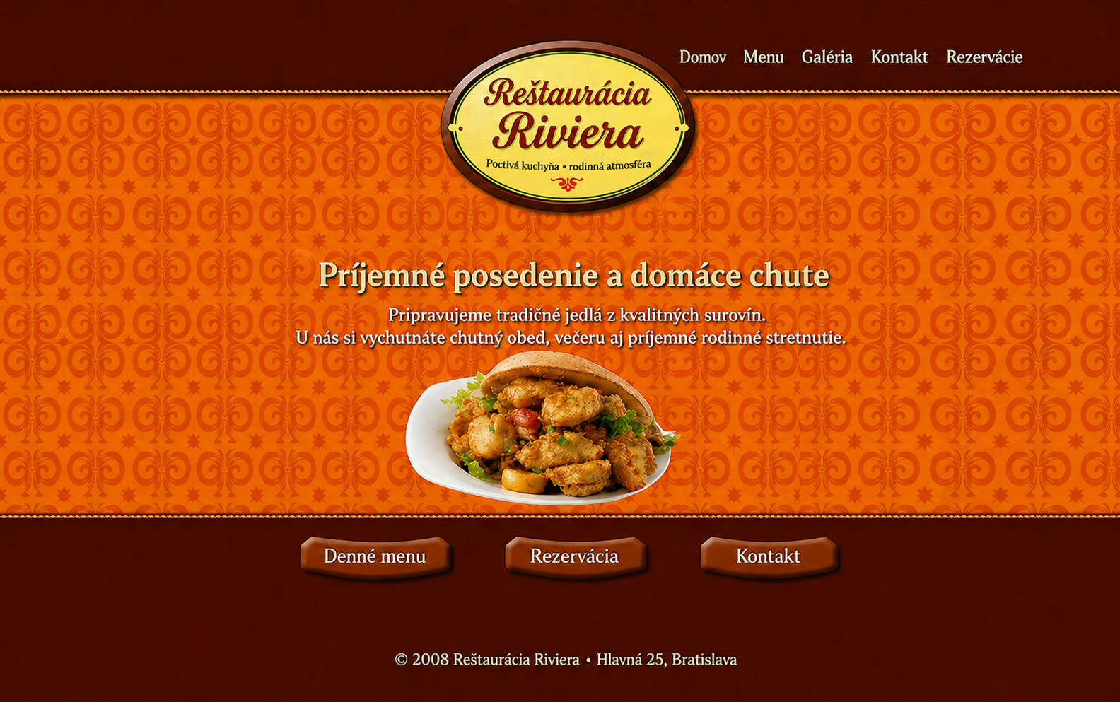 Od tapety k chuti – pôvodný web