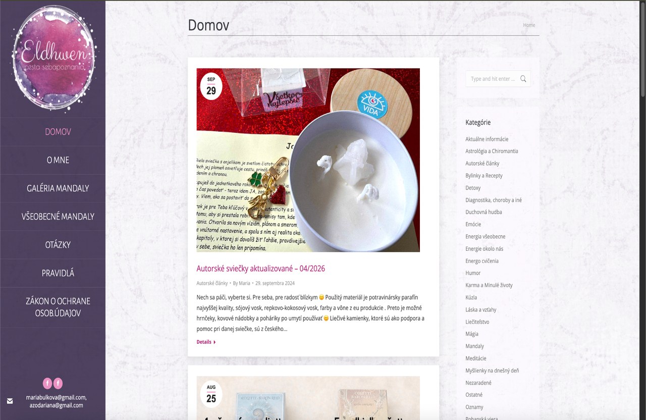 Z blogového šumu k posvätnému tichu – pôvodný web